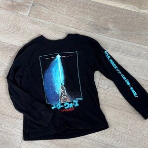 Boys GAP long sleeve T-shirt, Star Wars Japanese Return of the Jedi graphic
